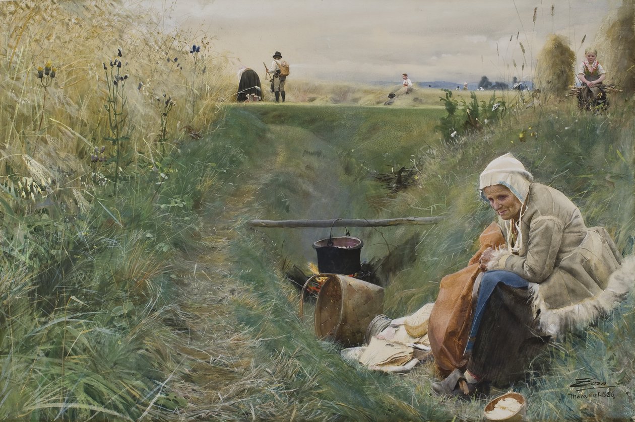 Our Daily Bread, 1886 by Anders Leonard Zorn
