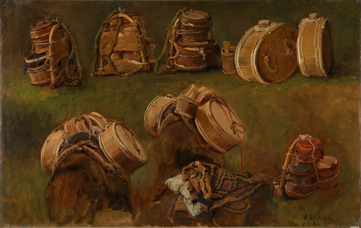 Study of Pack Saddles and Other Objects by Anders Askevold