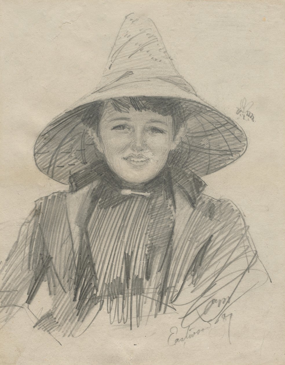 Ada Lymon Woman in a Large Hat by Anders Leonard Zorn