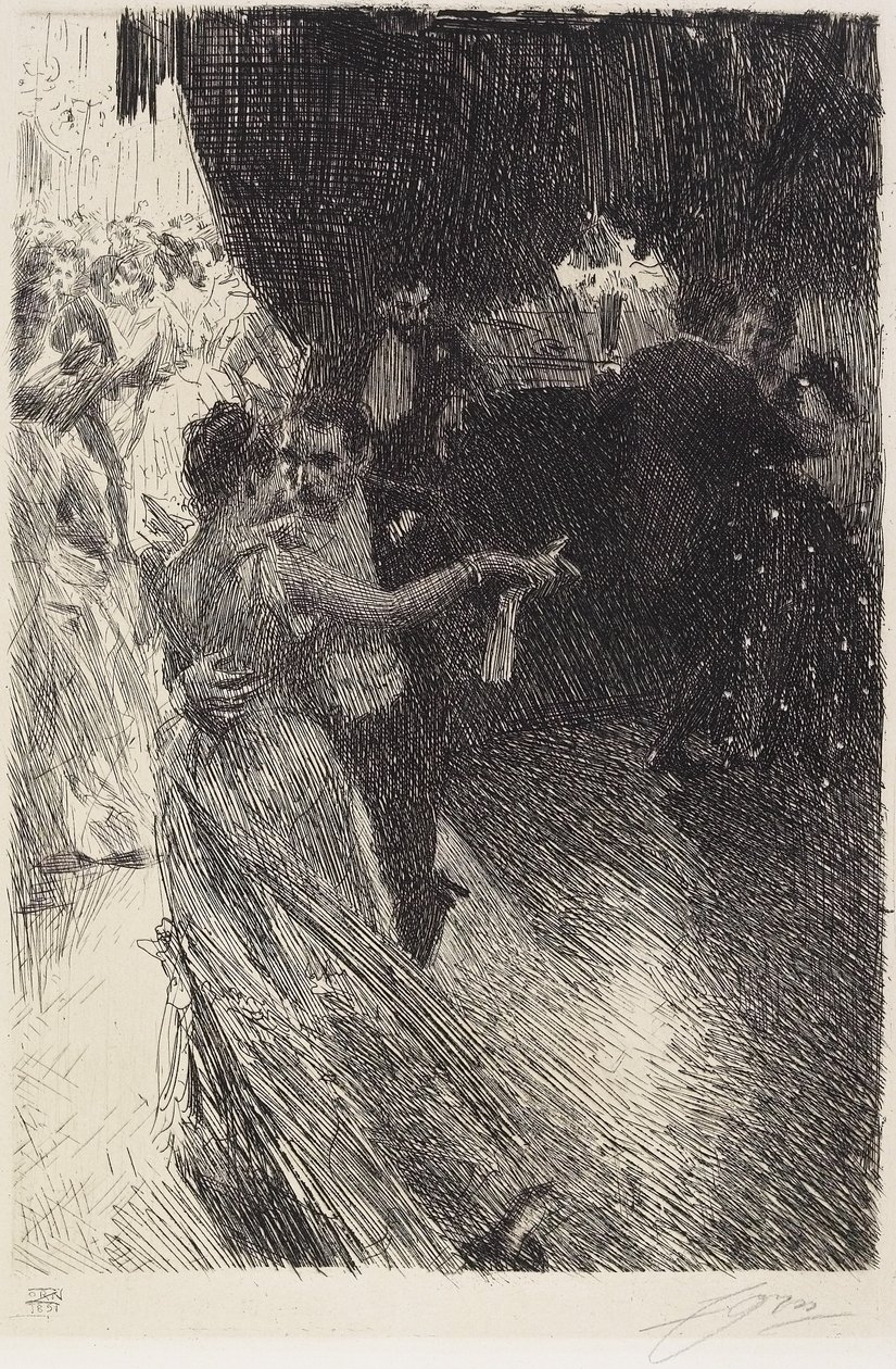 The Waltz by Anders Leonard Zorn