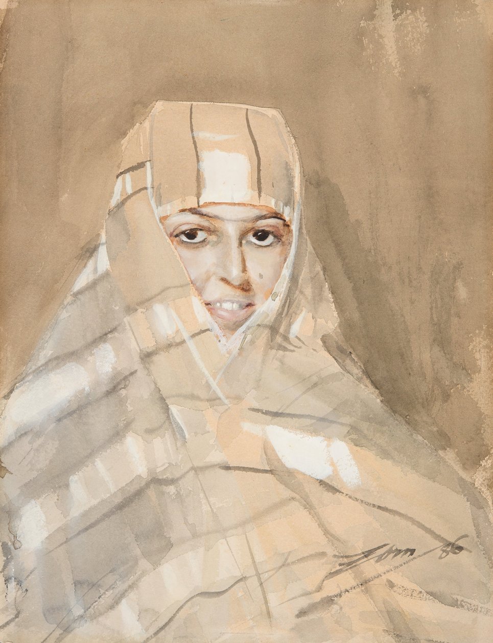 Bedouin Girl by Anders Zorn