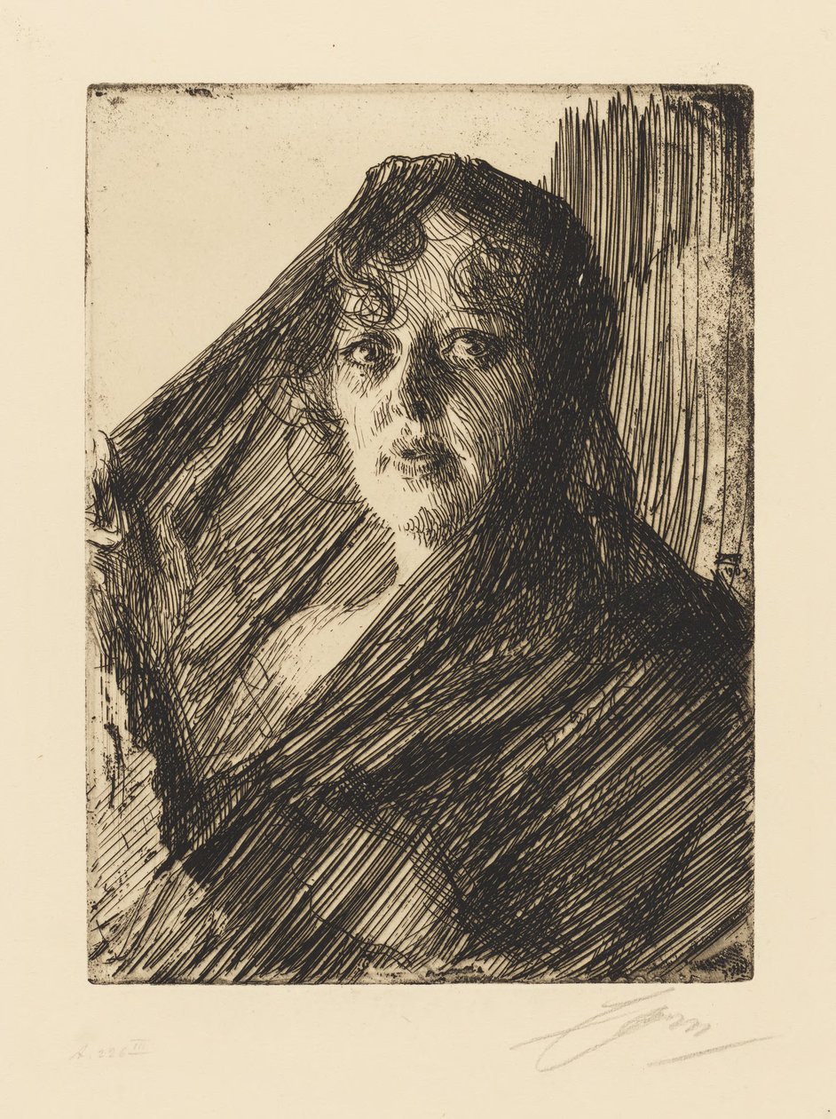 Gerda Lundequist by Anders Zorn