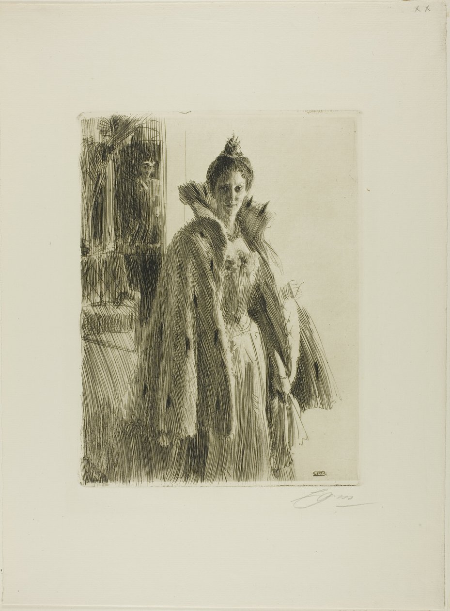 H. R. H. Princess Ingeborg of Sweden II von Anders Leonard Zorn