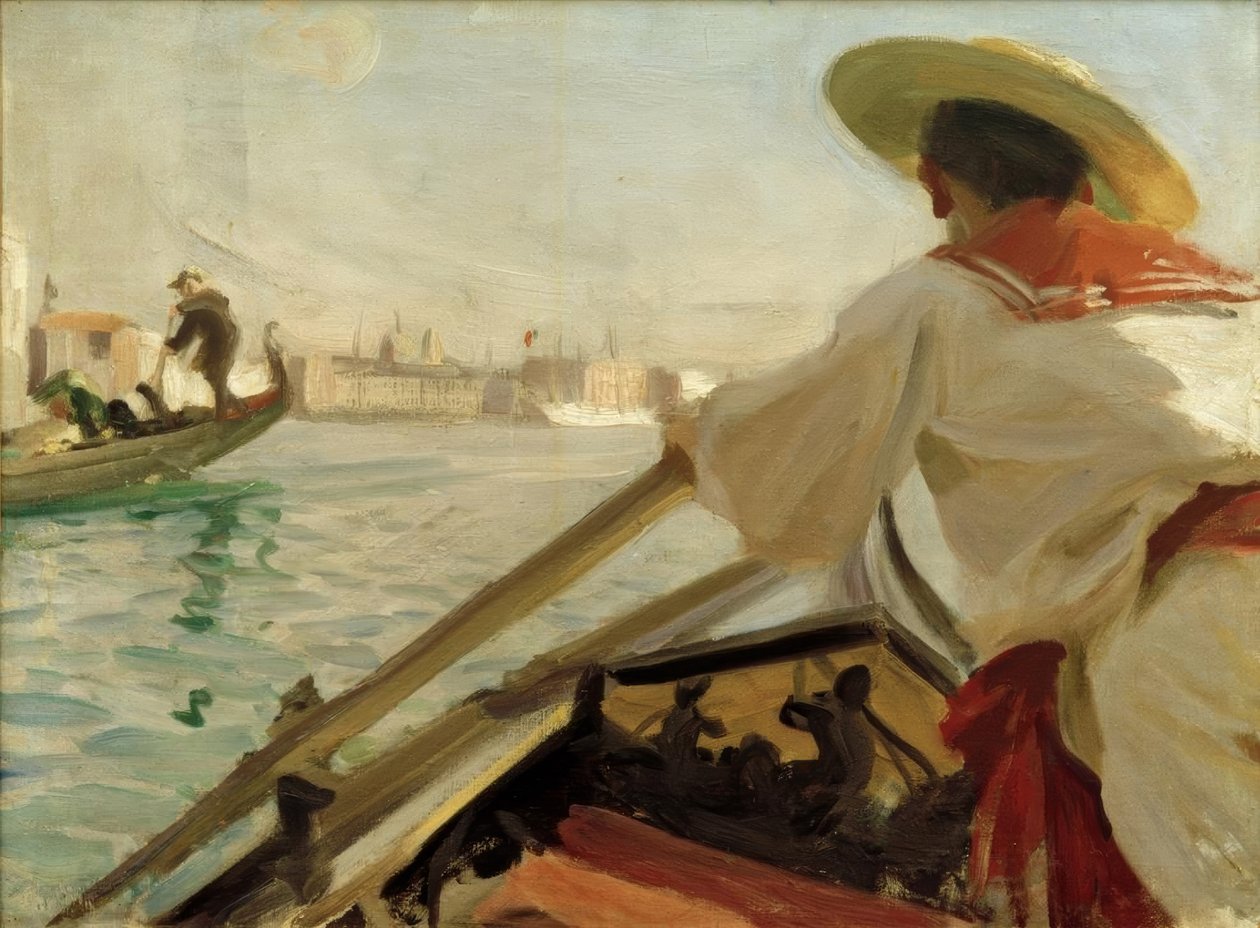 In My Gondola by Anders Leonard Zorn