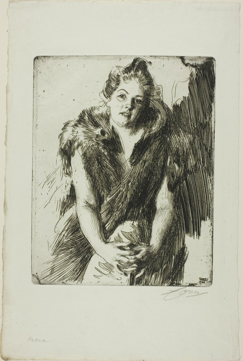 Maja von Heijne by Anders Leonard Zorn