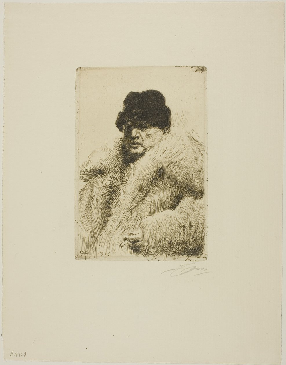 Self-Portrait 1916 by Anders Leonard Zorn