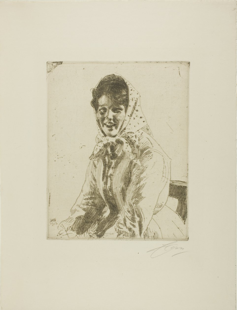 A Skeri Girl by Anders Leonard Zorn
