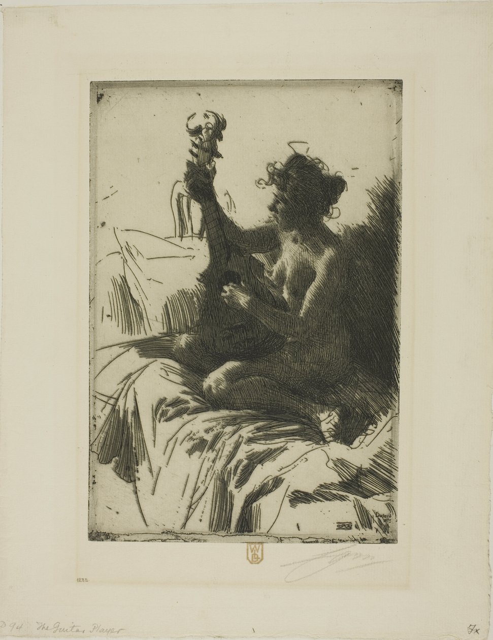 Souvenir or The Guitar by Anders Leonard Zorn