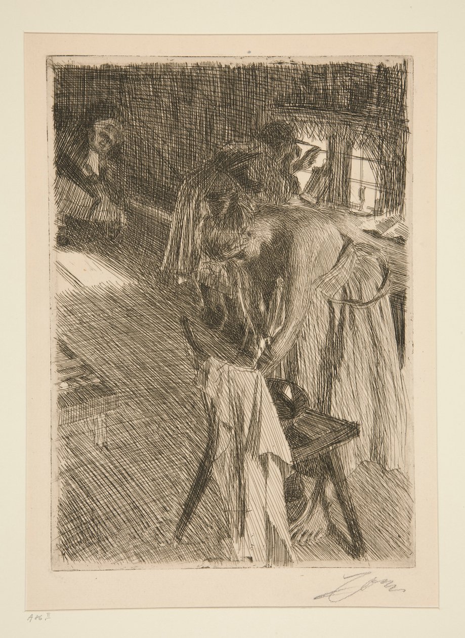 Sunday Morning by Anders Leonard Zorn