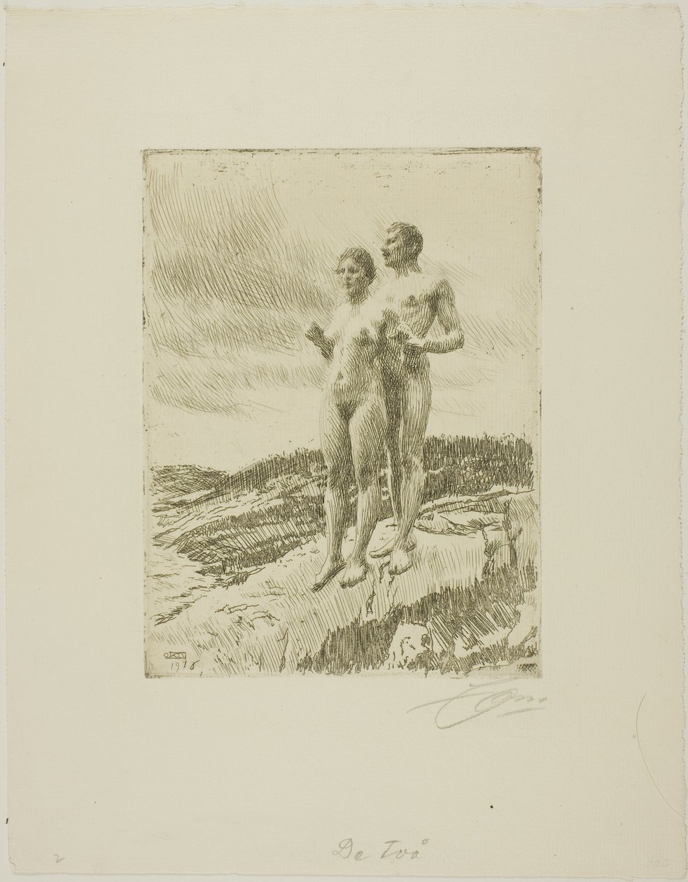 The Two by Anders Leonard Zorn