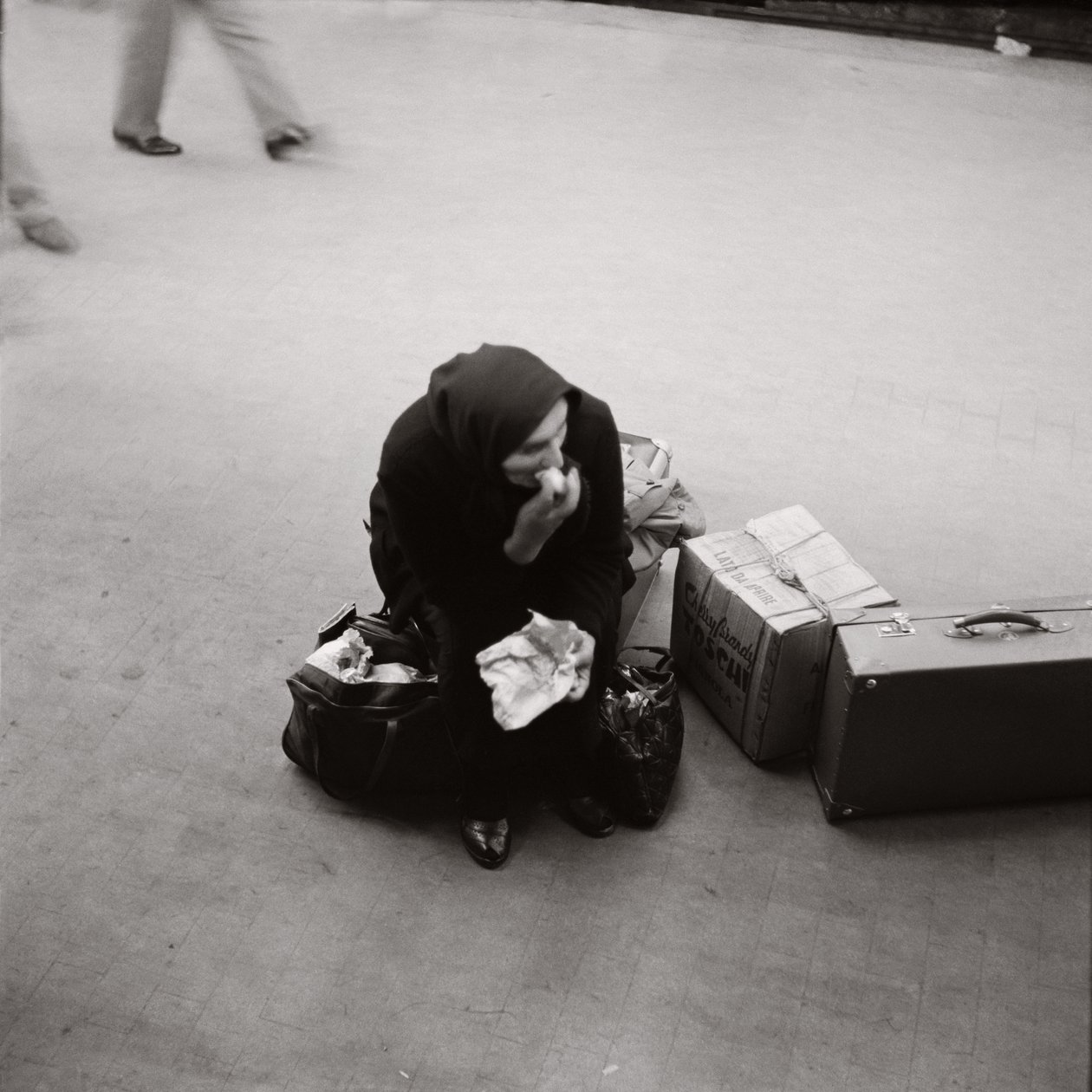 Waiting for the Departure, Rome, Italy by Ando Gilardi