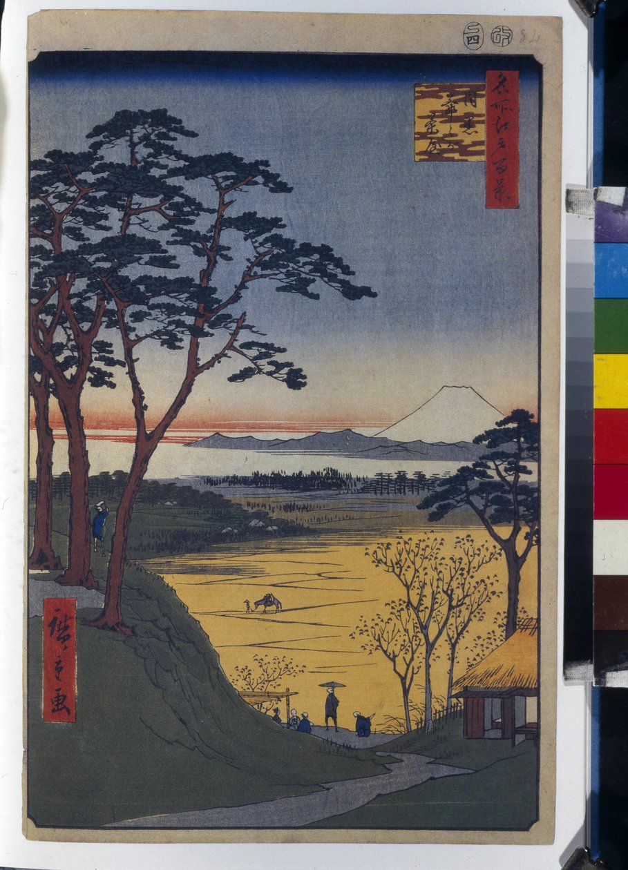 One Hundred Famous Views of Edo: Grandpa