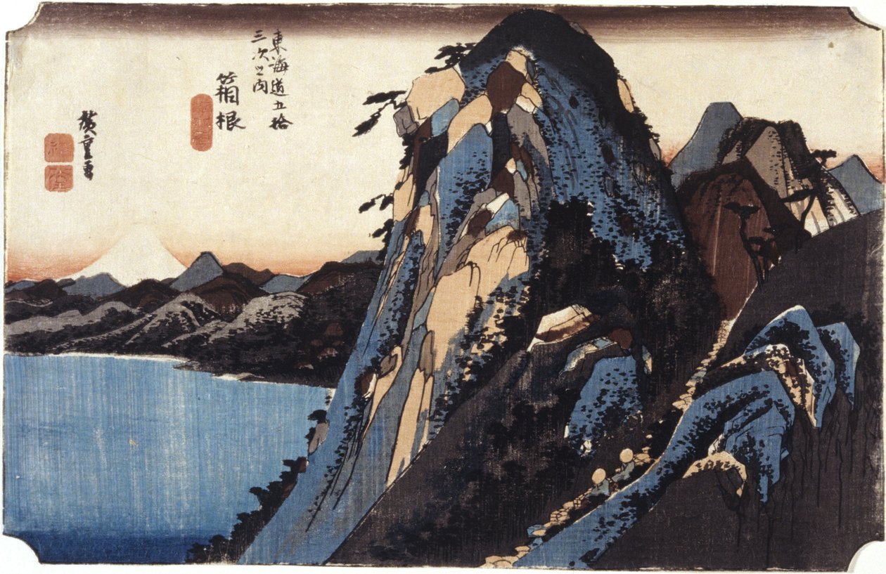 Hakone by Ando or Utagawa Hiroshige