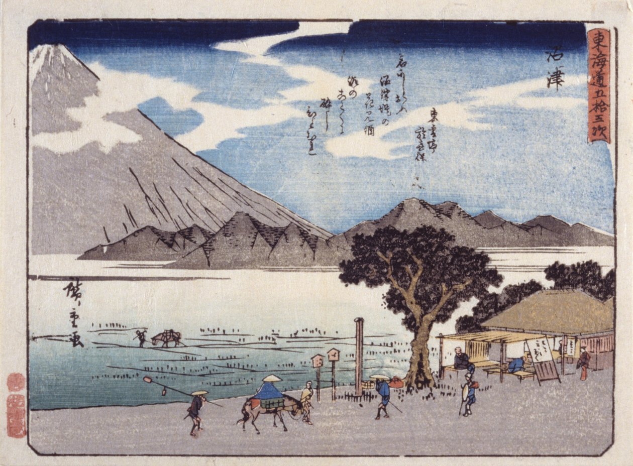 Numazu by Ando or Utagawa Hiroshige