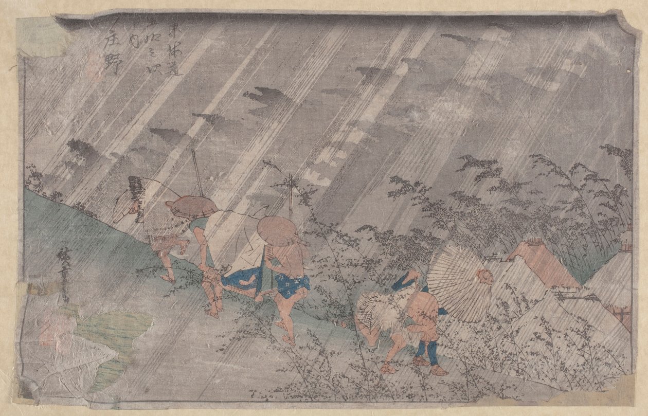Shono by Ando or Utagawa Hiroshige