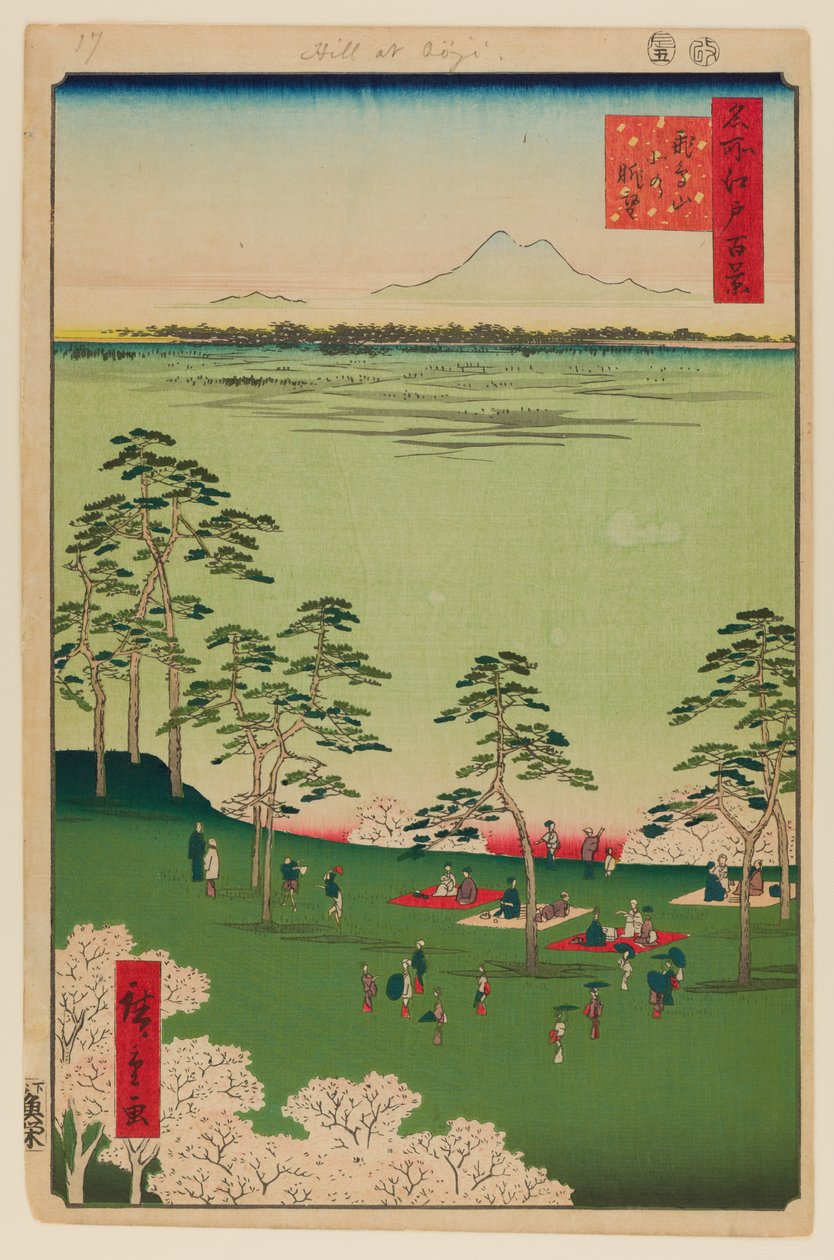 View to the North From Asukayama by Ando or Utagawa Hiroshige