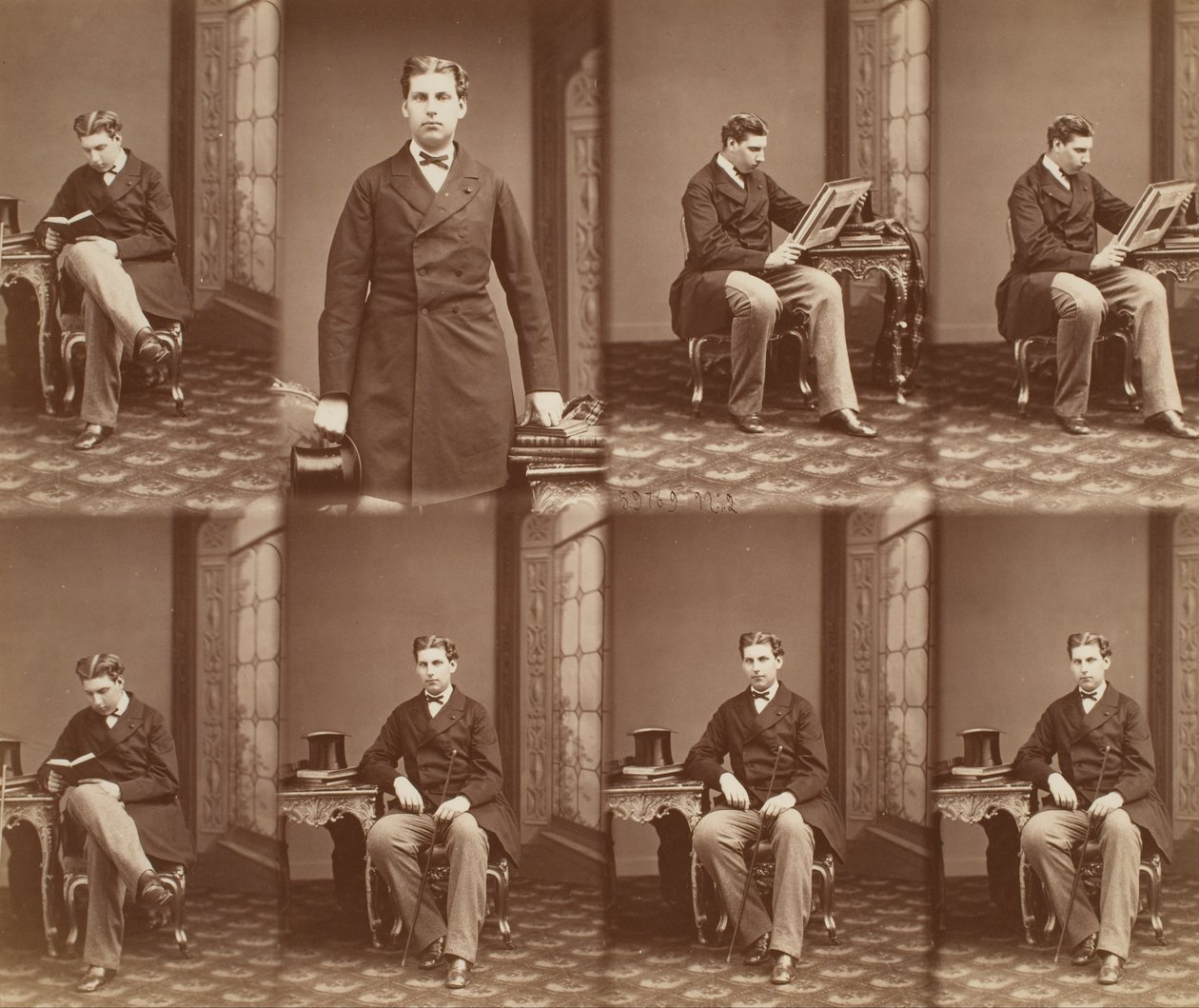 Duke of Coimbra by Andre Adolphe Eugene Disderi