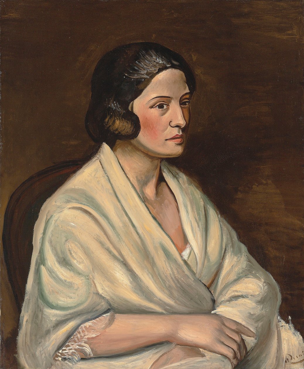 Bust of Woman with Shawl by Andre Derain