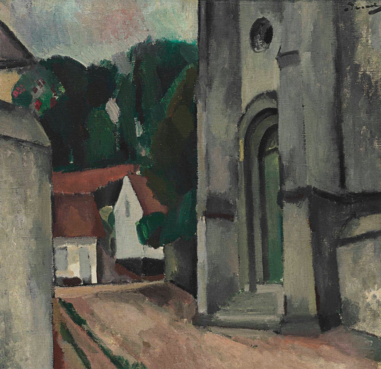 The Church of Crécy-en-Brie by Andre Derain