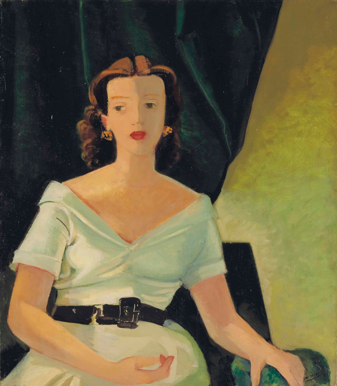 Presumed Portrait of Geneviève Taillade by Andre Derain