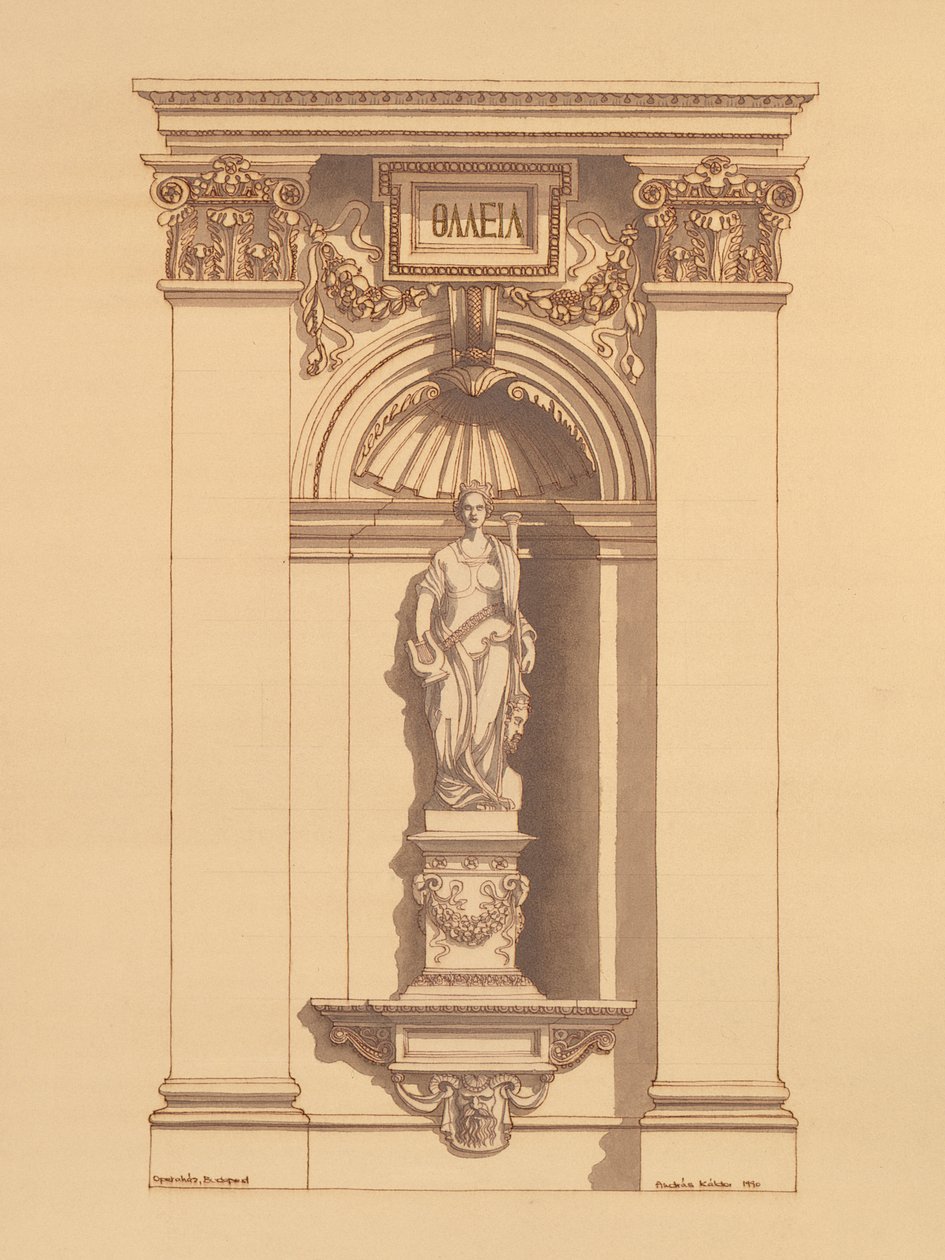 Budapest Opera, Hungary (detail) by Andras Kaldor