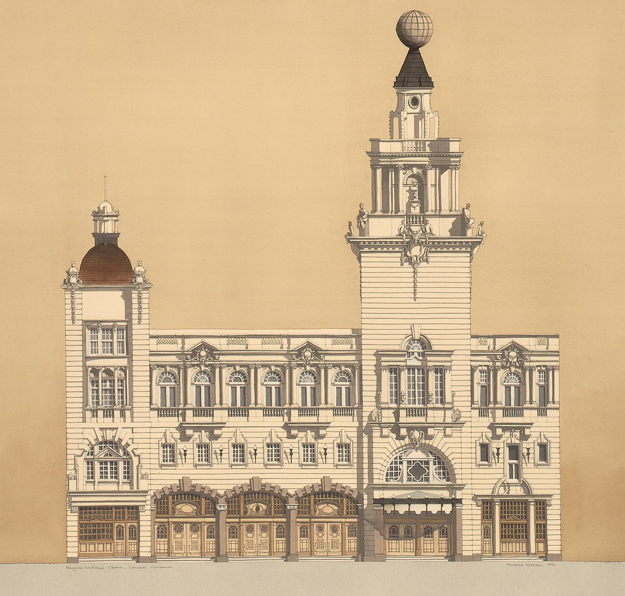 English National Opera, London by Andras Kaldor
