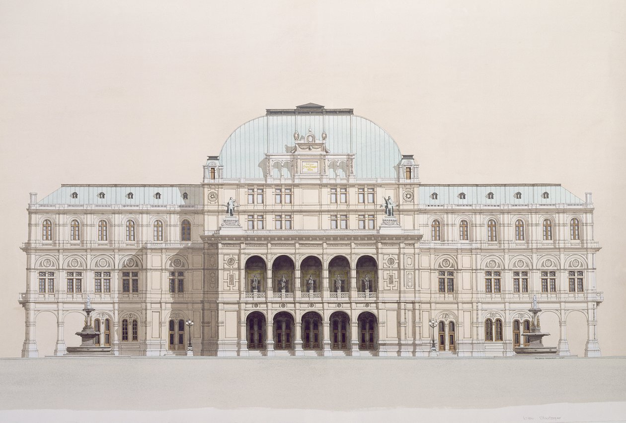 Staatsoper Vienna, Austria by Andras Kaldor