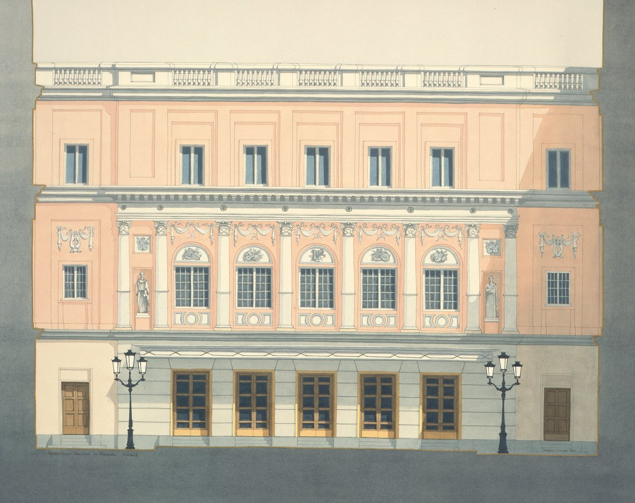 Teatro Lirico, National la Zarzuela, Madrid, Spain by Andras Kaldor
