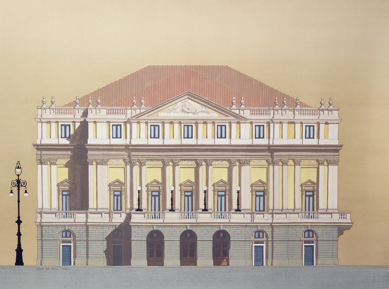 Teatro alla Scala, Milan, Italy by Andras Kaldor