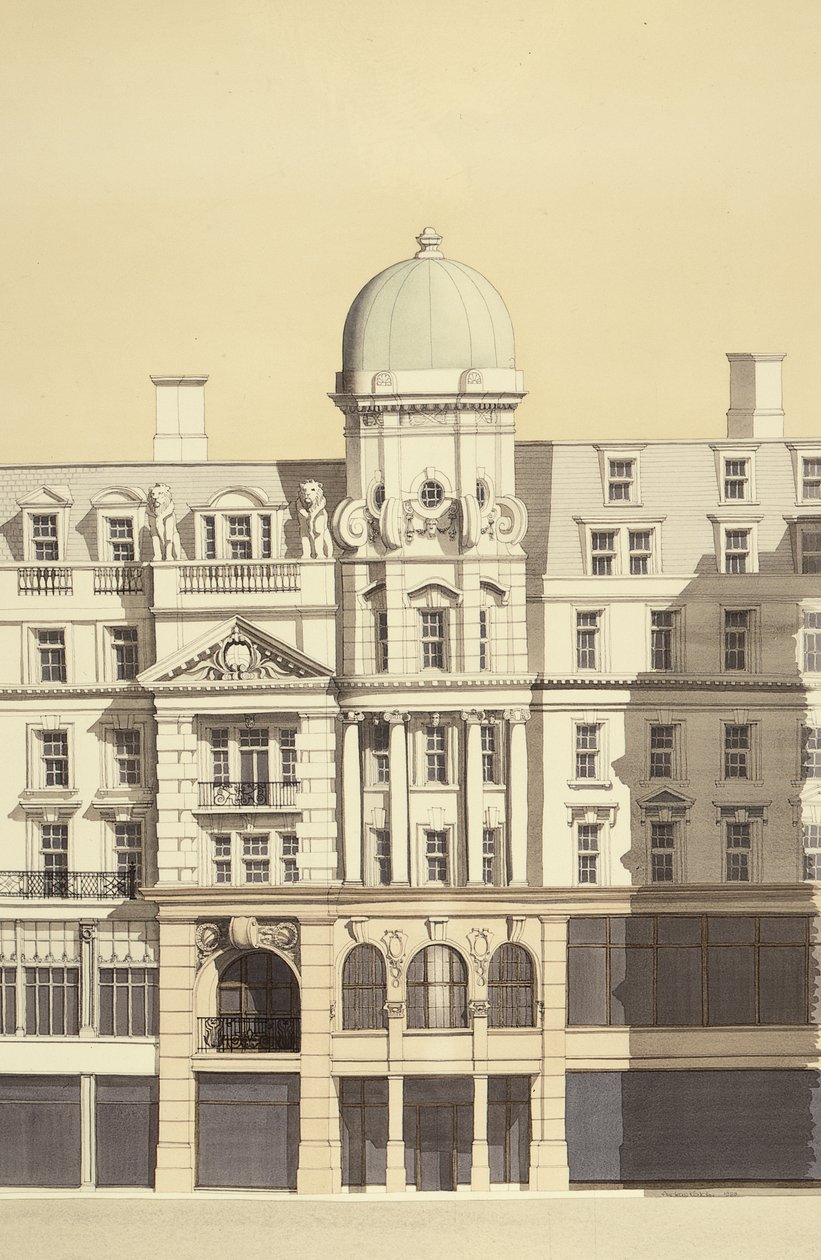 The Linen Hall (detail), Regent Street, London by Andras Kaldor