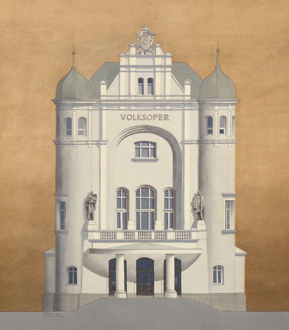 Volksoper, Vienna, Austria by Andras Kaldor
