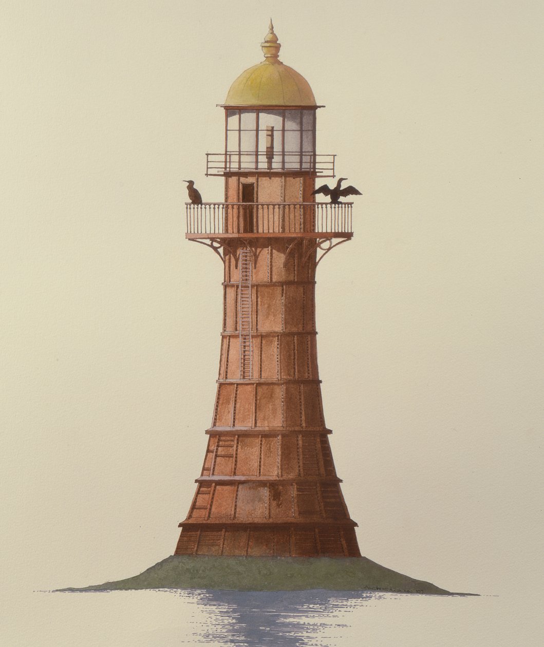 Whitford Point Light by Andras Kaldor