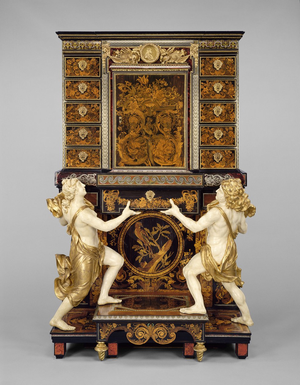 Cabinet on Stand with Medallions after Jean Varin, c.1675-80 by Andre Charles Boulle
