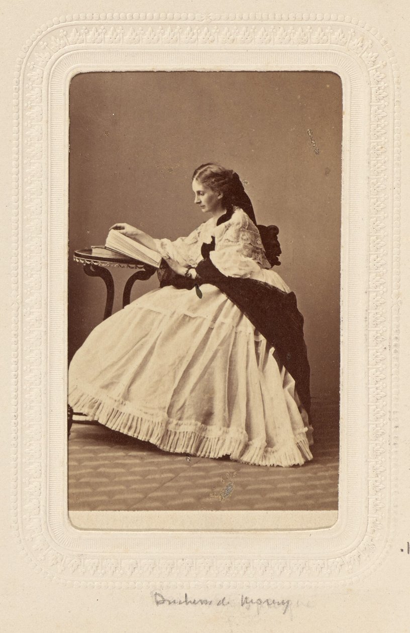 Duchess of Morny [née Troubetskoi, Illegitimate Daughter of Nicholas I] by Andre Adolphe Eugene Disderi