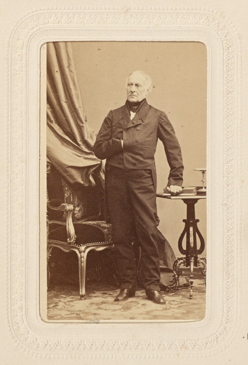 Francois Pierre Guillaume Guizot (1787 - 1874) by Andre Adolphe Eugene Disderi