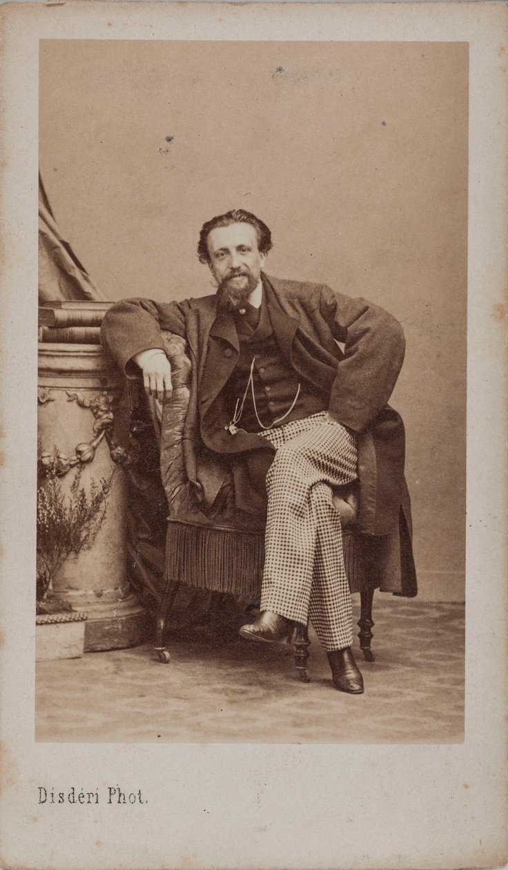 Portrait of Arthur Kalkbrenner, 1869 by Andre Adolphe Eugene Disderi