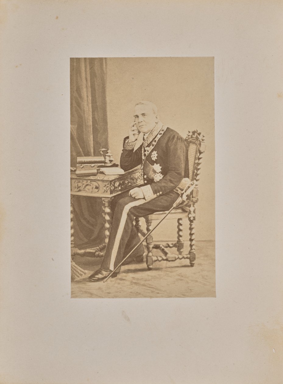 His Excellency Count Louis Cibrario by Andre Adolphe Eugene Disderi