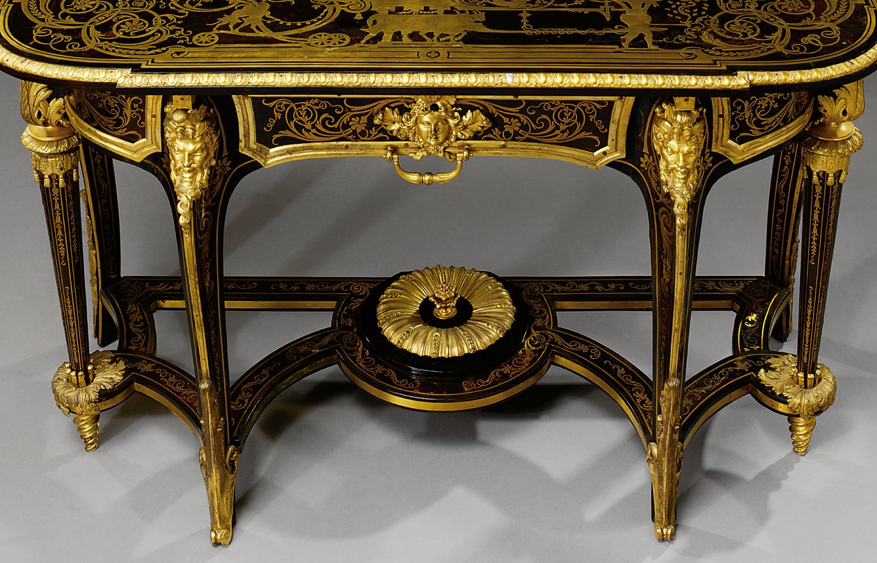 One of a Matched Pair of Louis XIV Pier Tables by Andre Charles (attr. to) Boulle