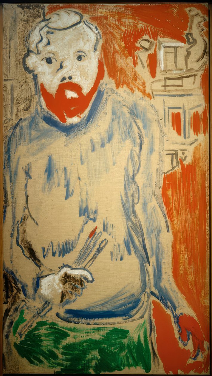 Portrait of Henri Matisse (Matisse in the Studio) by Andre Derain