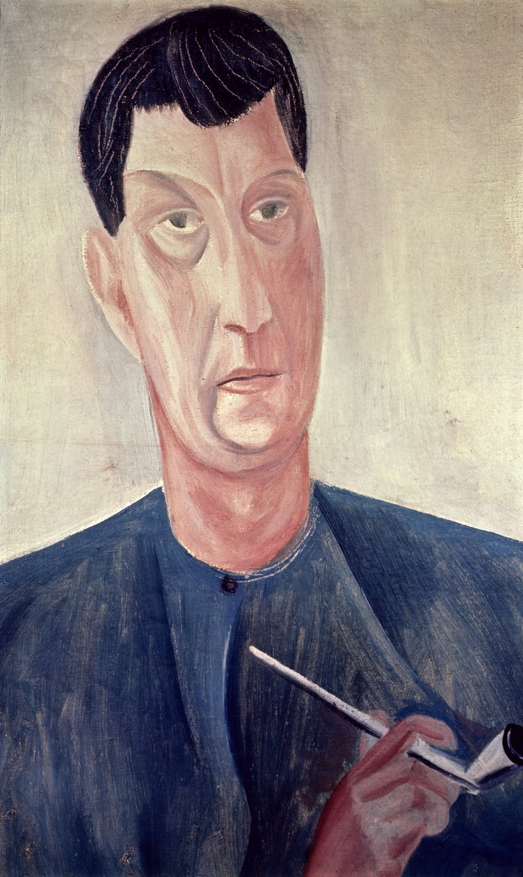 Self Portrait with a Pipe by Andre Derain