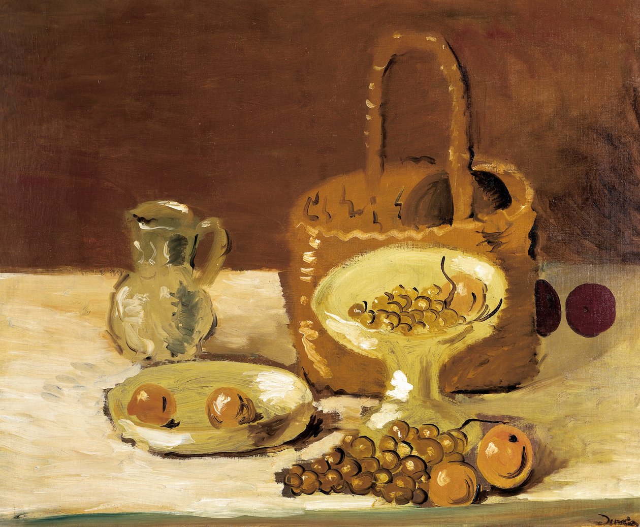 Still Life with Basket by Andre Derain