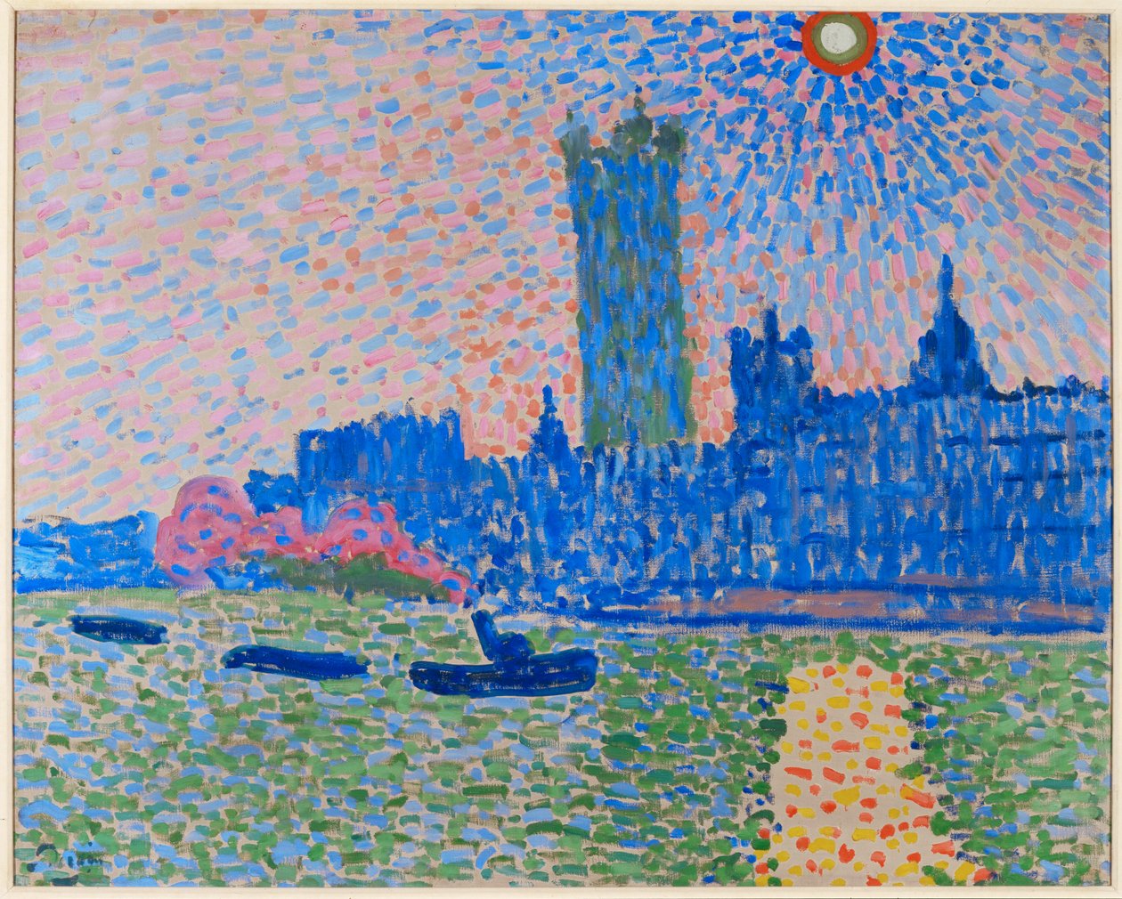 The Thames and the Houses of Parliament by Andre Derain