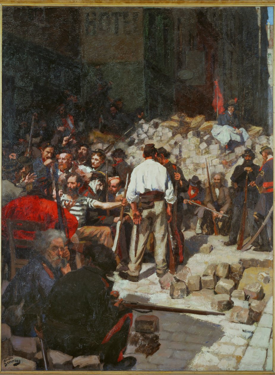 The Commune: The Barricade by Andre Devambez
