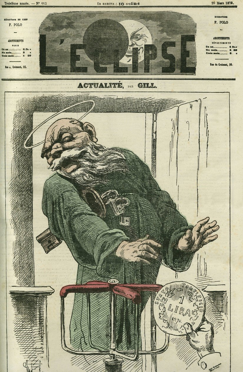 Current events, St. Peter refusing the Pope