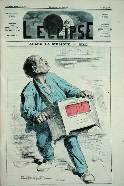 An Organ Grinder, from the front cover of 