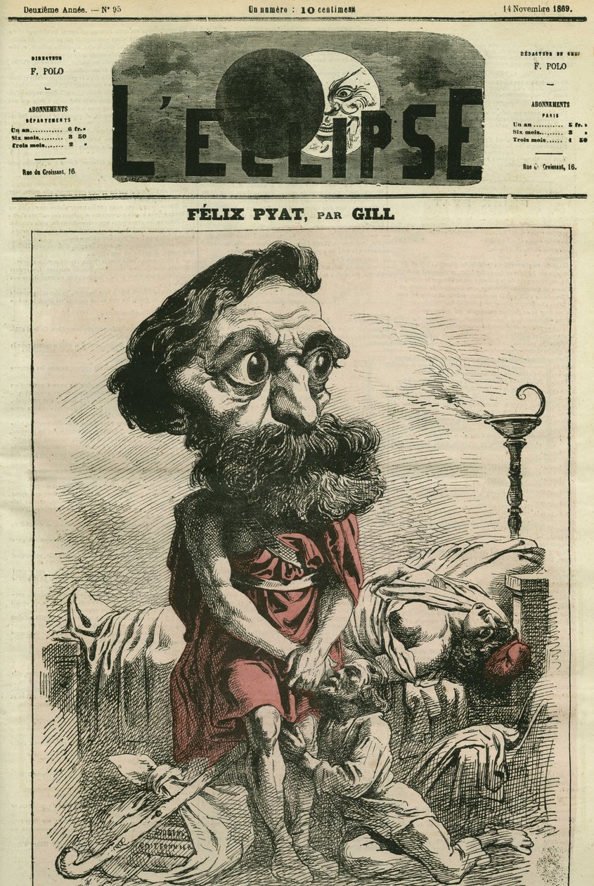 Felix Pyat by Andre Gill