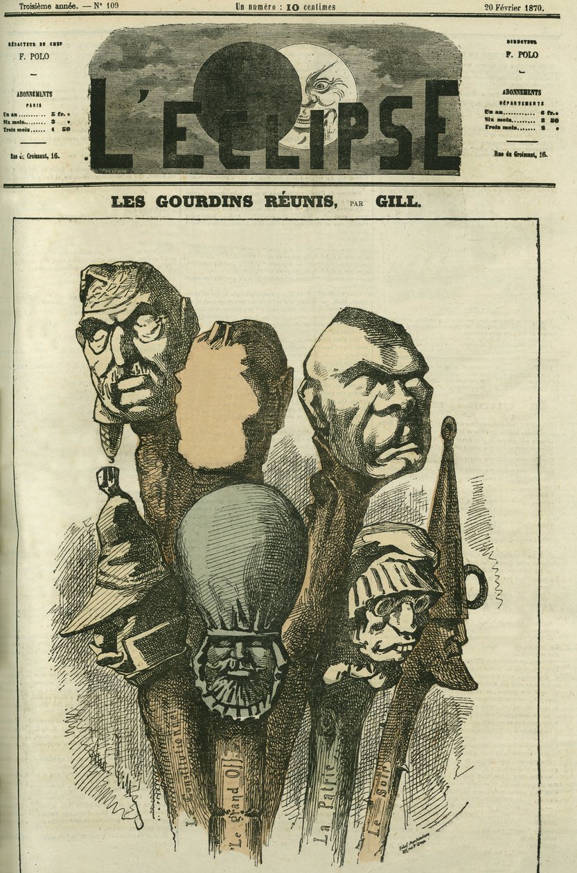 Les Gourdins Reunited, Creation of a New Satirical Diary. Cover in 