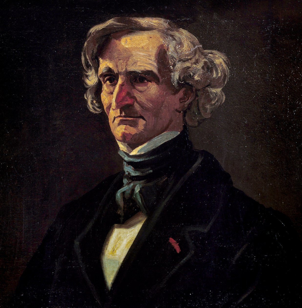 Portrait of Hector Berlioz (1803-1869), French composer. detail of the Painting by Andre Gill (1840-1885) by Andre Gill