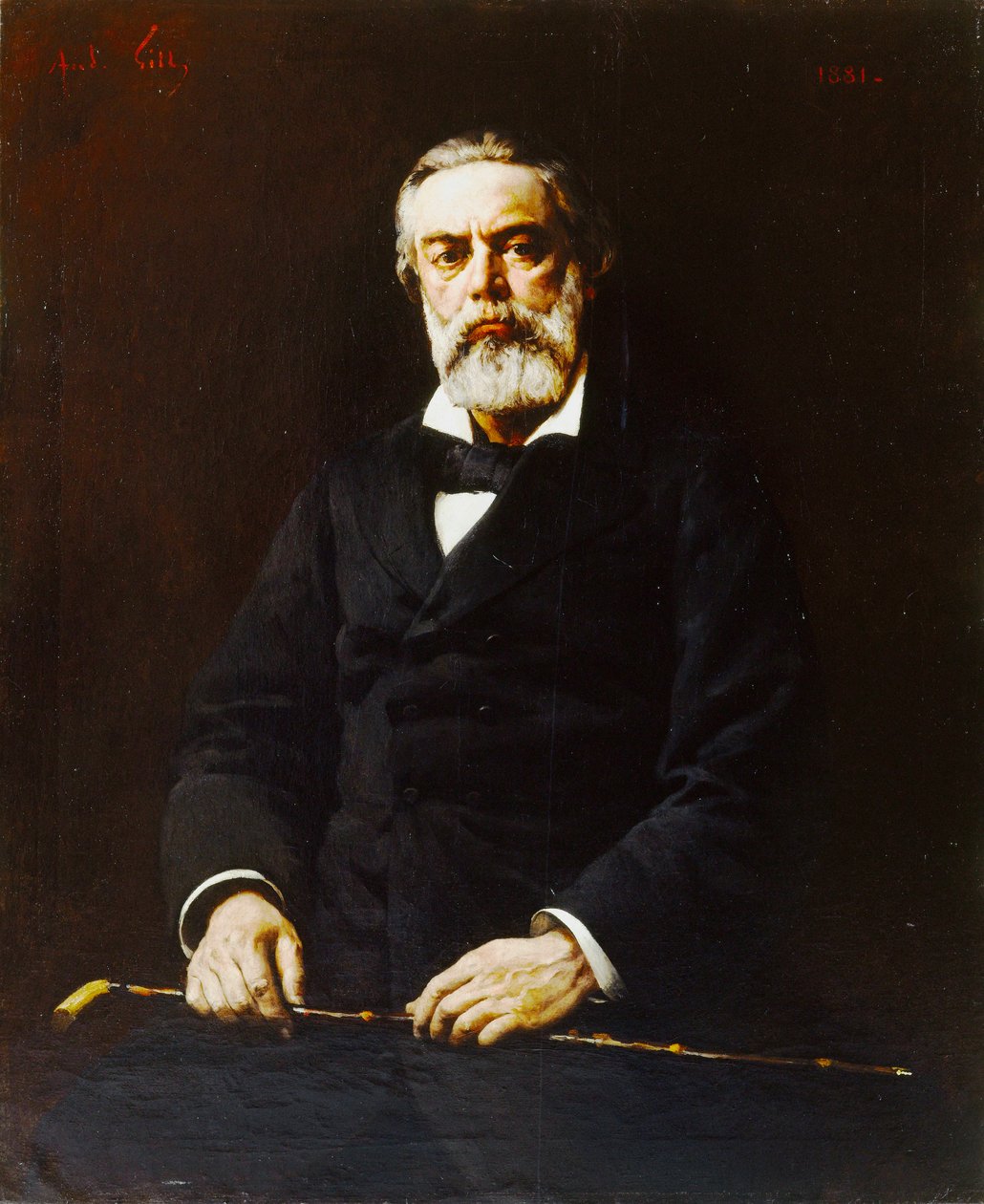 Portrait of Jules Vallès 1832-1885, 1881 by Andre Gill