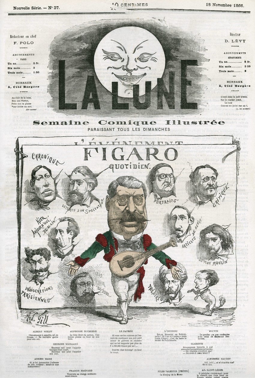 Portrait of journalists of the 